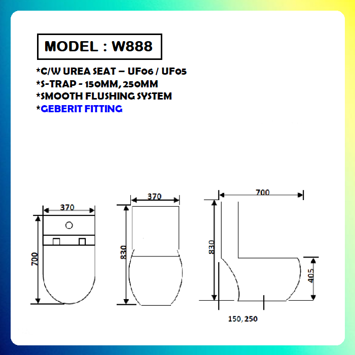 BARON WC W-888