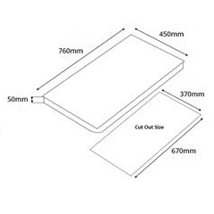T738TRSV CUT OUT SIZE